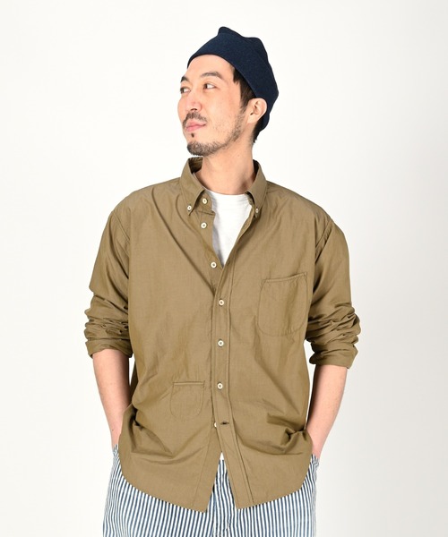 45R（フォーティファイブアール）の「ダンプの908オーシャンシャツ（シャツ/ブラウス・レディース・ホワイト/キャメル/ベージュ・MEDIUM/LARGE/X-SMALL/SMALL）」の10枚目の写真