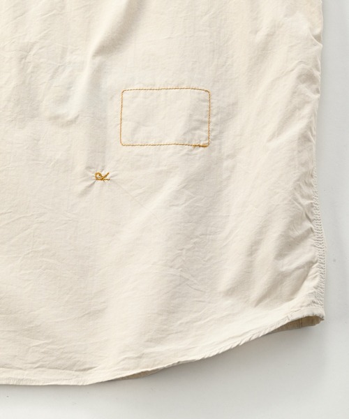 45R（フォーティファイブアール）の「ダンプの908オーシャンシャツ（シャツ/ブラウス・レディース・ホワイト/キャメル/ベージュ・MEDIUM/LARGE/X-SMALL/SMALL）」の18枚目の写真