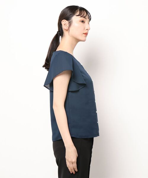 MISCH MASCH（ミッシュマッシュ）の「パールボタンブラウス（シャツ