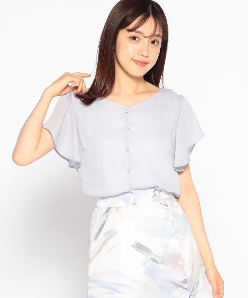 MISCH MASCH（ミッシュマッシュ）の「パールボタンブラウス（シャツ