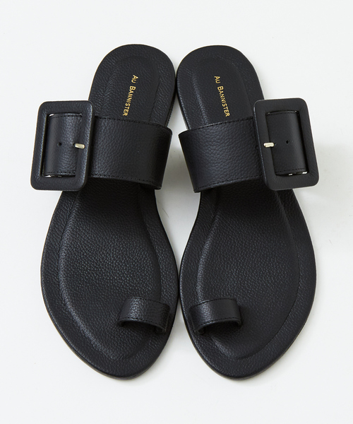 Au BANNISTER（オゥバニスター）の「【販売店舗限定】サムホルダーサンダル（サンダル・レディース・ホワイト/ブラック/キャメル・M/L/S）」の5枚目の写真