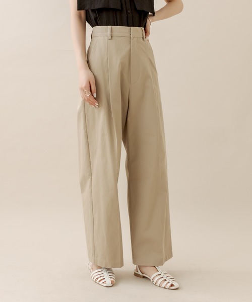 mline（エムライン）の「[mline] トラウザーパンツ（その他パンツ・レディース・イエロー/オフホワイト/ベージュ・2/1）」の11枚目の写真