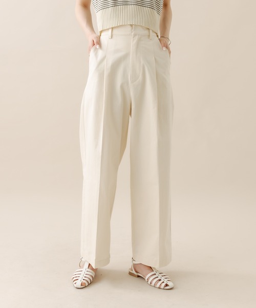 mline（エムライン）の「[mline] トラウザーパンツ（その他パンツ・レディース・イエロー/オフホワイト/ベージュ・2/1）」の16枚目の写真