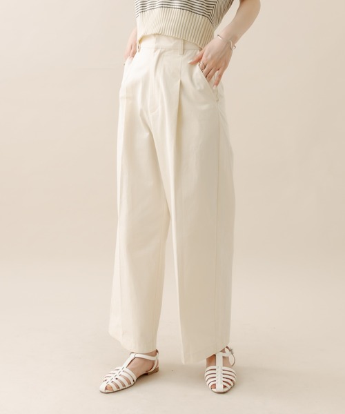 mline（エムライン）の「[mline] トラウザーパンツ（その他パンツ・レディース・イエロー/オフホワイト/ベージュ・2/1）」の17枚目の写真