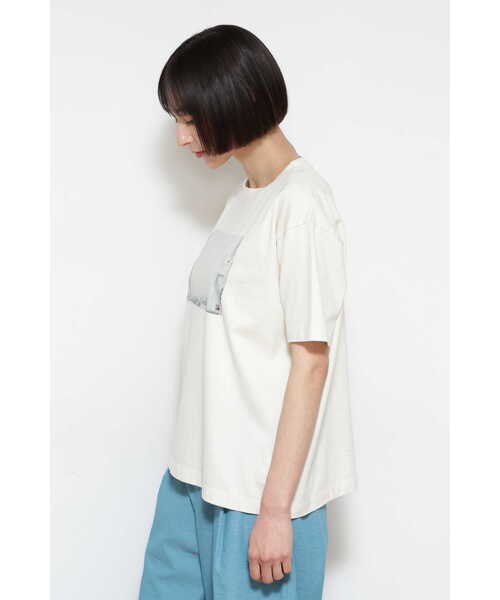 human woman(ヒューマンウーマン)の「◆フォトTシャツ(Tシャツ/カットソー・レディース・ホワイト系その他/ブラウン・MEDIUM)」の18枚目の写真