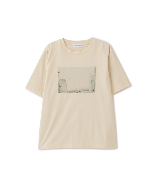 human woman(ヒューマンウーマン)の「◆フォトTシャツ(Tシャツ/カットソー・レディース・ホワイト系その他/ブラウン・MEDIUM)」の4枚目の写真