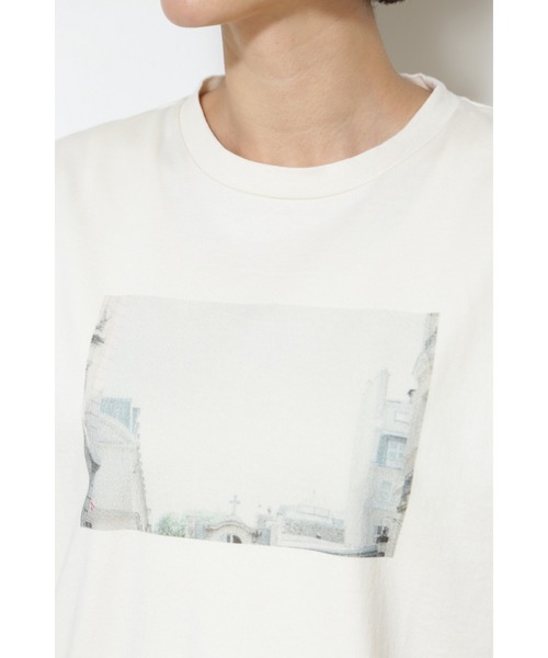 human woman(ヒューマンウーマン)の「◆フォトTシャツ(Tシャツ/カットソー・レディース・ホワイト系その他/ブラウン・MEDIUM)」の10枚目の写真