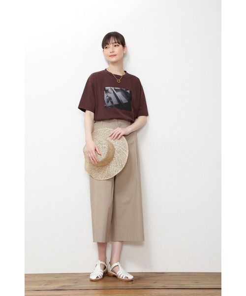 human woman(ヒューマンウーマン)の「◆フォトTシャツ(Tシャツ/カットソー・レディース・ホワイト系その他/ブラウン・MEDIUM)」の14枚目の写真
