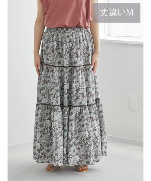 AMERICAN HOLIC(アメリカンホリック)の「丈違いティアードFlowerスカート(スカート・レディース・ネイビー/イエロー/ブラウン・L/M)」の10枚目の写真