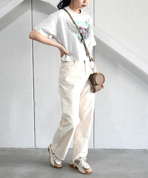 sango（sango）の「カスタムピグメントTシャツ（Tシャツ/カットソー・レディース・チャコールグレー/ネイビー/ホワイト系その他・FREE）」の8枚目の写真