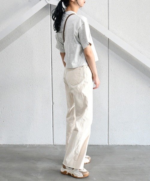 sango（sango）の「カスタムピグメントTシャツ（Tシャツ/カットソー・レディース・チャコールグレー/ネイビー/ホワイト系その他・FREE）」の9枚目の写真