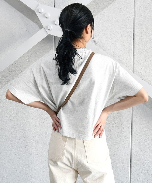 sango（sango）の「カスタムピグメントTシャツ（Tシャツ/カットソー・レディース・チャコールグレー/ネイビー/ホワイト系その他・FREE）」の6枚目の写真