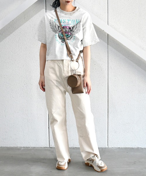 sango（sango）の「カスタムピグメントTシャツ（Tシャツ/カットソー・レディース・チャコールグレー/ネイビー/ホワイト系その他・FREE）」の7枚目の写真