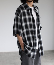 CREARE -LINO- | ビックポケット オーバーサイズ ルーズ 半袖シャツ<ユニセックス>(シャツ/ブラウス)