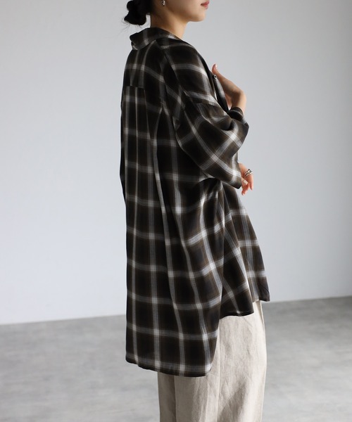 CREARE -LINO-（クレアーレリノ）の「ビックポケット オーバーサイズ ルーズ 半袖シャツ<ユニセックス>（シャツ/ブラウス・メンズ・ホワイト/ホワイト系その他/ブラック/ブラック系その他/ブルー系その他/カーキ/ブラック系その他2・S/M/L）」の20枚目の写真