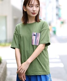 Kappa（カッパ）の「Kappa コラボ 吸汗速乾・接触冷感ポケットTシャツ【Kappa×チチカカ】（Tシャツ/カットソー）」