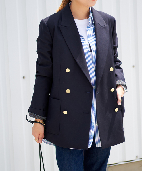 ダブルフロントジャケット（テーラードジャケット）｜JOURNAL