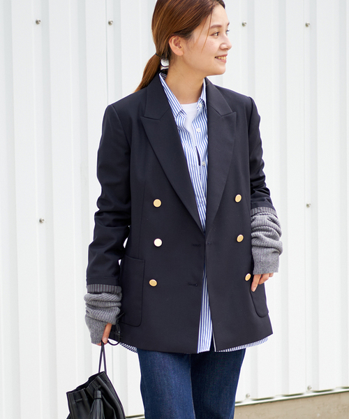 美品ジャーナルスタンダード　ダブルテーラードジャケット 　23AW ダブルフロントジャケット（テーラードジャケット）｜JOURNAL