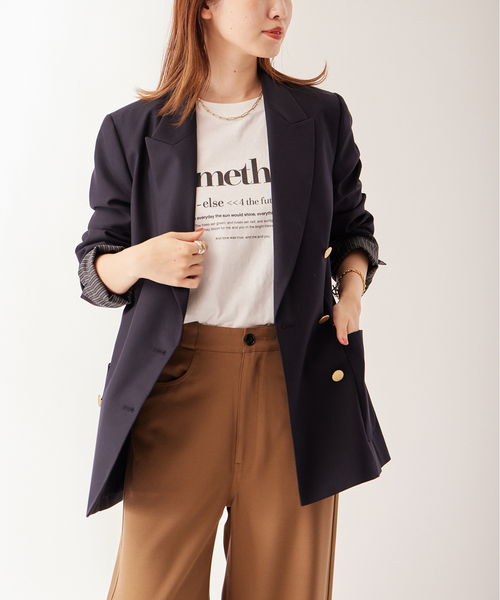 JOURNAL STANDARD ダブルフロントオーバーサイズジャケット ダブルフロントジャケット（テーラードジャケット）｜JOURNAL