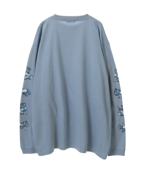 Candy Stripper(キャンディストリッパー)の「THE FORBIDDEN HOBBY L/S Tシャツ(Tシャツ/カットソー・レディース・ライトブルー/オフホワイト/ブラック・2)」の5枚目の写真