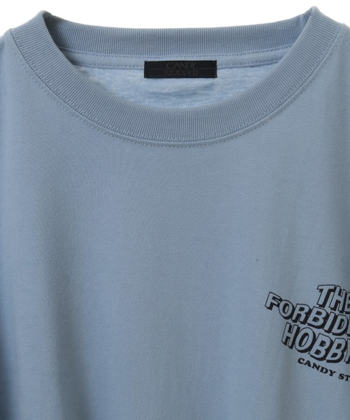 Candy Stripper(キャンディストリッパー)の「THE FORBIDDEN HOBBY L/S Tシャツ(Tシャツ/カットソー・レディース・ライトブルー/オフホワイト/ブラック・2)」の13枚目の写真