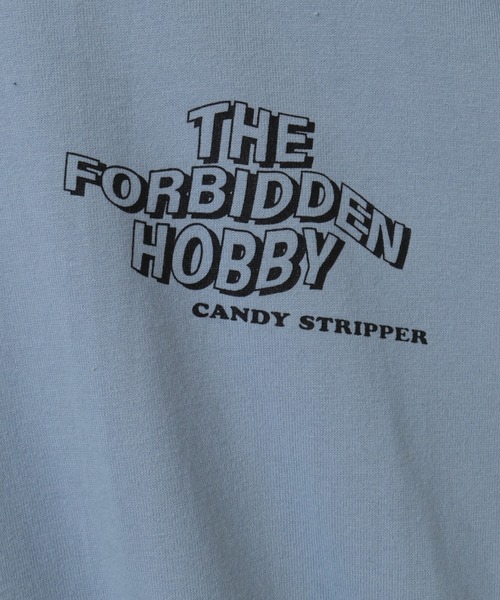 Candy Stripper(キャンディストリッパー)の「THE FORBIDDEN HOBBY L/S Tシャツ(Tシャツ/カットソー・レディース・ライトブルー/オフホワイト/ブラック・2)」の12枚目の写真