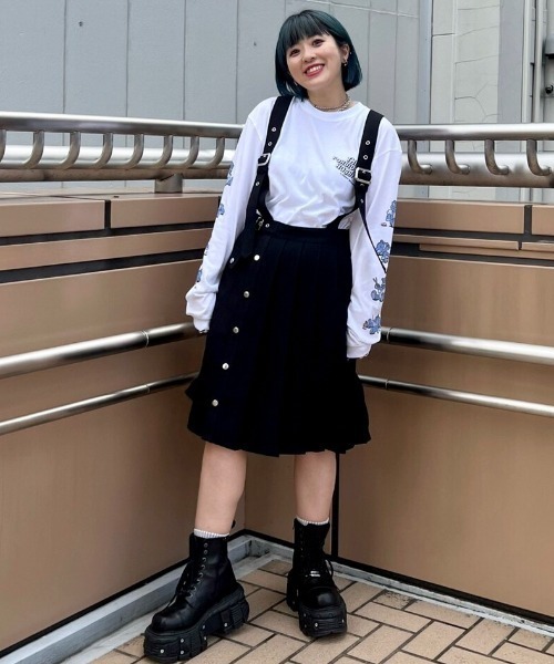 Candy Stripper(キャンディストリッパー)の「THE FORBIDDEN HOBBY L/S Tシャツ(Tシャツ/カットソー・レディース・ライトブルー/オフホワイト/ブラック・2)」の18枚目の写真