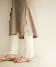 SALON adam et rope' | 【サステナブル】【TRUE COTTON】リブニットパンツ(その他パンツ)