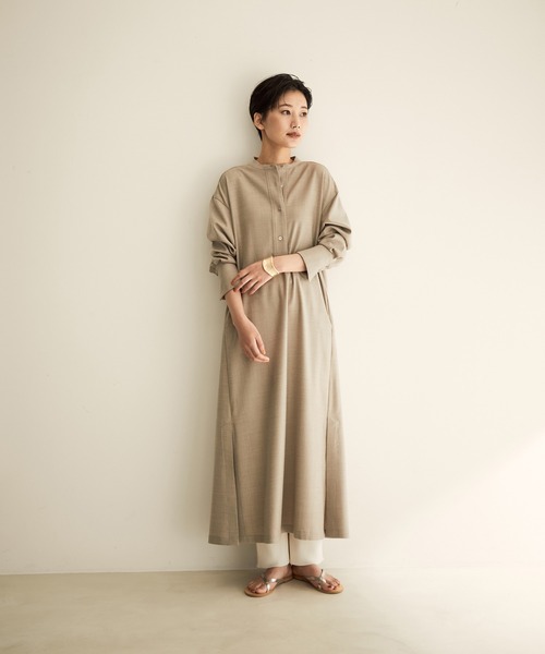 SALON adam et rope'（サロン アダム エ ロペ）の「【サステナブル】【TRUE COTTON】リブニットパンツ（その他パンツ・レディース・ホワイト/ブラック/ベージュ・FREE）」の16枚目の写真