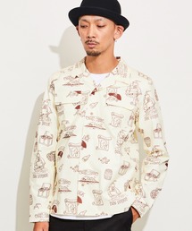 Bonvoyage Ro Open Collar Shirt ボンボヤージュ 総柄 オープンカラーシャツ