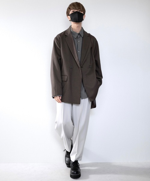 【CLEL】Back Brushed TR セットアップ CLEL（クレイル）の「【CLEL】Back Brushed TR Double Breasted