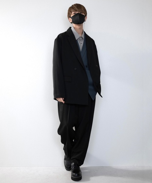CLEL】TR Loose Double Tailored Jacket / TR ルーズダブル