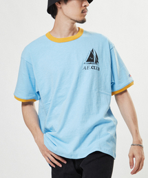 【RUSSELL ATHLETIC】別注 AE.CLUB リンガーTシャツ