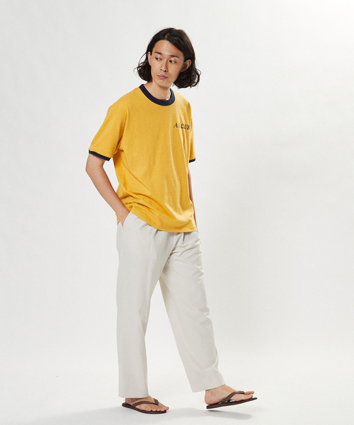EDIFICE(エディフィス)の「【RUSSELL ATHLETIC】別注 AE.CLUB リンガーTシャツ(Tシャツ/カットソー・メンズ・ホワイト/スカイブルー/イエロー/グリーン・MEDIUM/LARGE)」の17枚目の写真