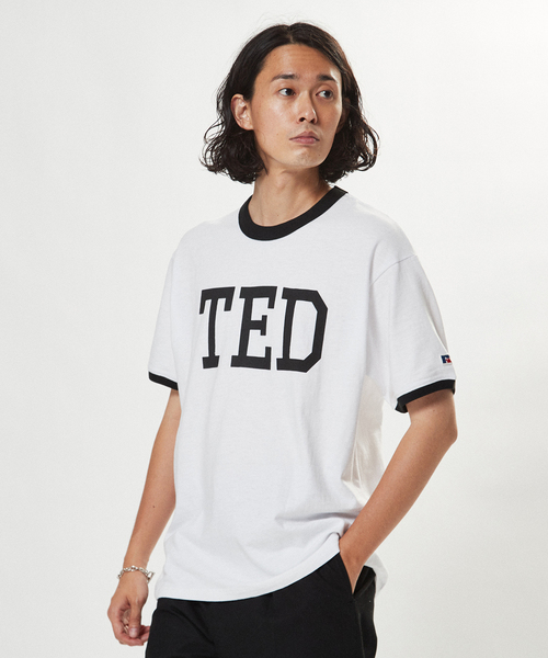 EDIFICE(エディフィス)の「【RUSSELL ATHLETIC】別注 AE.CLUB リンガーTシャツ(Tシャツ/カットソー・メンズ・ホワイト/スカイブルー/イエロー/グリーン・MEDIUM/LARGE)」の21枚目の写真