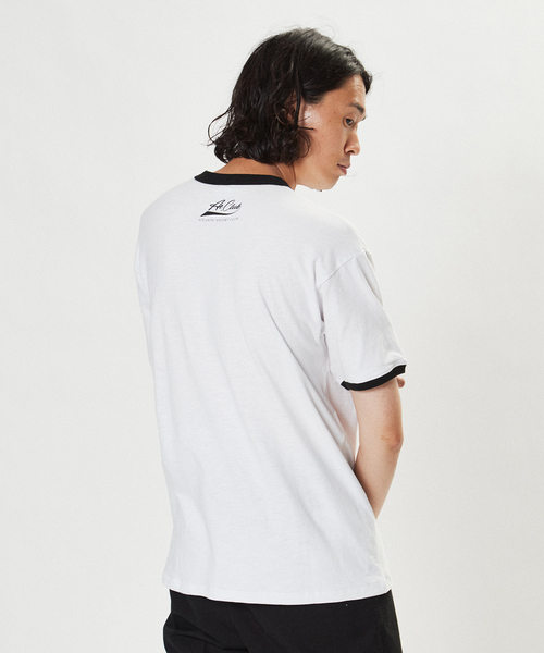 EDIFICE(エディフィス)の「【RUSSELL ATHLETIC】別注 AE.CLUB リンガーTシャツ(Tシャツ/カットソー・メンズ・ホワイト/スカイブルー/イエロー/グリーン・MEDIUM/LARGE)」の13枚目の写真