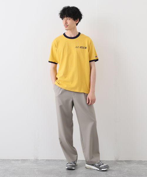 EDIFICE(エディフィス)の「【RUSSELL ATHLETIC】別注 AE.CLUB リンガーTシャツ(Tシャツ/カットソー・メンズ・ホワイト/スカイブルー/イエロー/グリーン・MEDIUM/LARGE)」の11枚目の写真