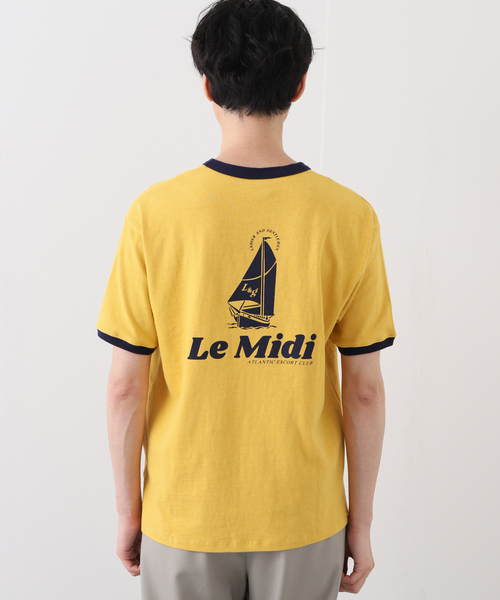 EDIFICE(エディフィス)の「【RUSSELL ATHLETIC】別注 AE.CLUB リンガーTシャツ(Tシャツ/カットソー・メンズ・ホワイト/スカイブルー/イエロー/グリーン・MEDIUM/LARGE)」の15枚目の写真
