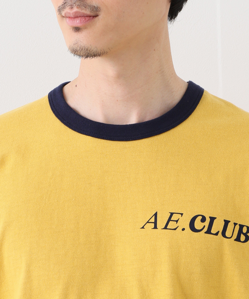 EDIFICE(エディフィス)の「【RUSSELL ATHLETIC】別注 AE.CLUB リンガーTシャツ(Tシャツ/カットソー・メンズ・ホワイト/スカイブルー/イエロー/グリーン・MEDIUM/LARGE)」の20枚目の写真