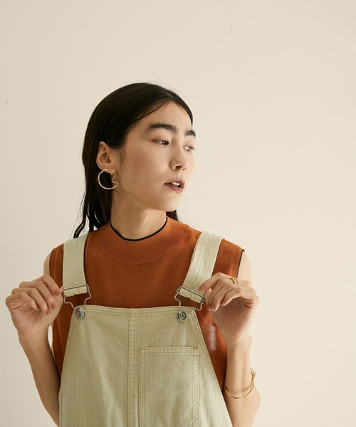 SALON adam et rope'（サロン アダム エ ロペ）の「へリンボーンジャンパースカート（ジャンパースカート・レディース・ブラック/グリーン系その他・FREE）」の16枚目の写真