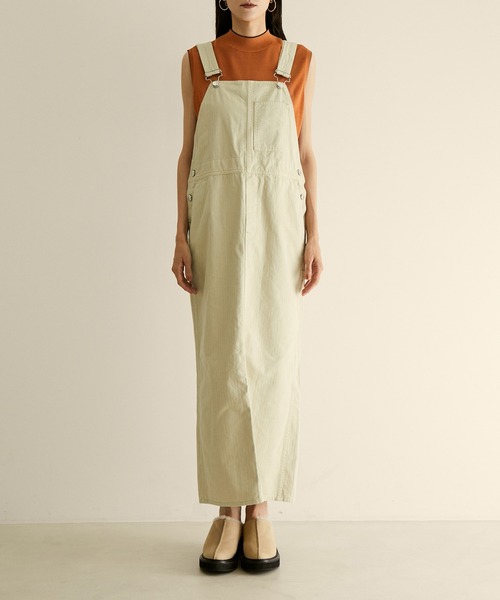 SALON adam et rope'（サロン アダム エ ロペ）の「へリンボーンジャンパースカート（ジャンパースカート・レディース・ブラック/グリーン系その他・FREE）」の19枚目の写真