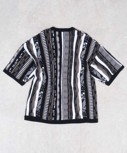 NIDO（ニド）の「3DニットＴ（ニット/セーター・メンズ・ブラック/イエロー・FREE）」の14枚目の写真