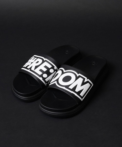 #Re:room（リルーム）の「ビッグロゴシャワーサンダル（サンダル・メンズ・ブラック×ホワイト/オレンジ/ホワイト×ネイビー・27.5/26.5/23.5）」の13枚目の写真