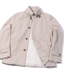 MEN'S BIGI | ヘリンボーンジャージボンディングスタンドカラーブルゾン(ブルゾン)