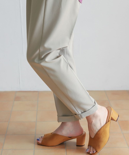 URBAN RESEARCH DOORS(アーバンリサーチドアーズ)の「ストレッチテーパードイージーパンツ(その他パンツ・レディース・ブラック/グリーン/ライトベージュ・X-SMALL/SMALL/MEDIUM)」の20枚目の写真