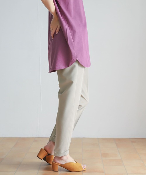 URBAN RESEARCH DOORS(アーバンリサーチドアーズ)の「ストレッチテーパードイージーパンツ(その他パンツ・レディース・ブラック/グリーン/ライトベージュ・X-SMALL/SMALL/MEDIUM)」の22枚目の写真