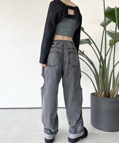 musubore（ムスボレ）の「2WAYバックルボレロ（カーディガン/ボレロ・レディース・ブラック・FREE）」の20枚目の写真