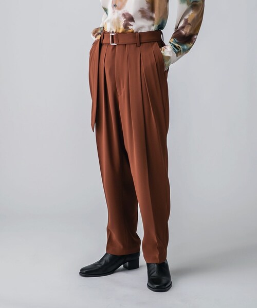 tk.TAKEO KIKUCHI（ティーケータケオキクチ）の「◆TROSARA多タックパンツ（その他パンツ・メンズ・ブラック/グリーン/ブラウン系・02/03/66）」の19枚目の写真