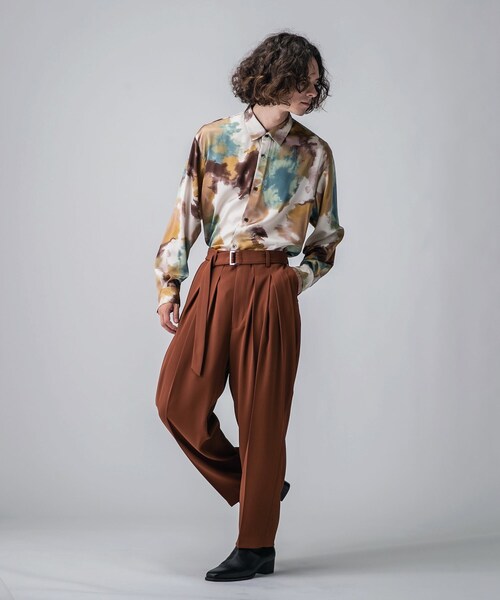 tk.TAKEO KIKUCHI（ティーケータケオキクチ）の「◆TROSARA多タックパンツ（その他パンツ・メンズ・ブラック/グリーン/ブラウン系・02/03/66）」の20枚目の写真