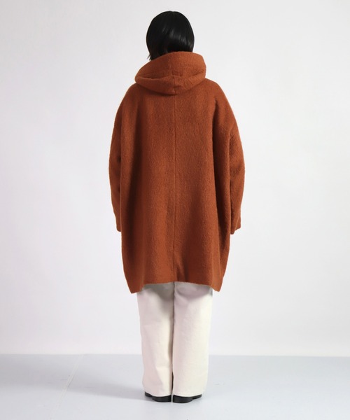 BASISBROEK（バシスブルック）の「[BASISBROEK] ATHUS（ダッフルコート・レディース・ブルーグレー/オレンジ・1）」の5枚目の写真